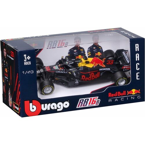 BBurago. Модель Red Bull Racing Oracle Honda RB16B 1:43 bburago 1 43 2019 2021 rb16b rb15 rb14 rb13 rb12 rb9 33 3 1 f1 racing formula car static simulation diecast alloy model car