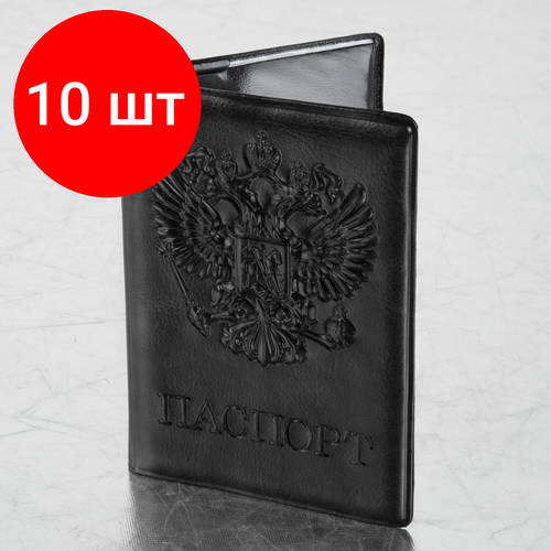 Комплект для паспорта STAFF 237602, черный