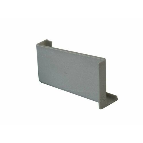 Накладка декоративная для навеса шкафа 806007500SX, пластик, алюминий, левая, 15 шт