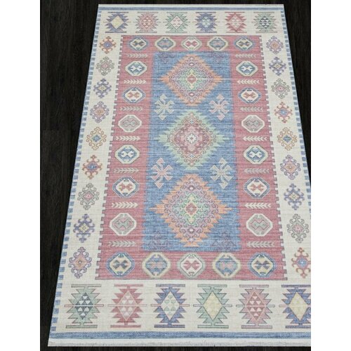 Ковер AB149B - RED / BLUE - Прямоугольник - коллекция LOTUS 1.60x2.30
