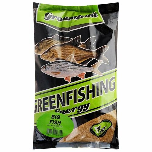 sirop greenfishing leto liquid karas 250ml Прикормка Greenfishing Energy, BIG FISH, 1 кг