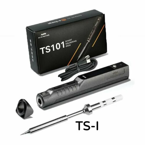 Электрический мини-паяльник TS101 паяльная станция мощностью 65 Вт с цифровым дисплеем жало L 750000₽