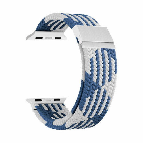 Ремешок Lyambda Pleione для Apple Watch 42-49 мм Blue/White