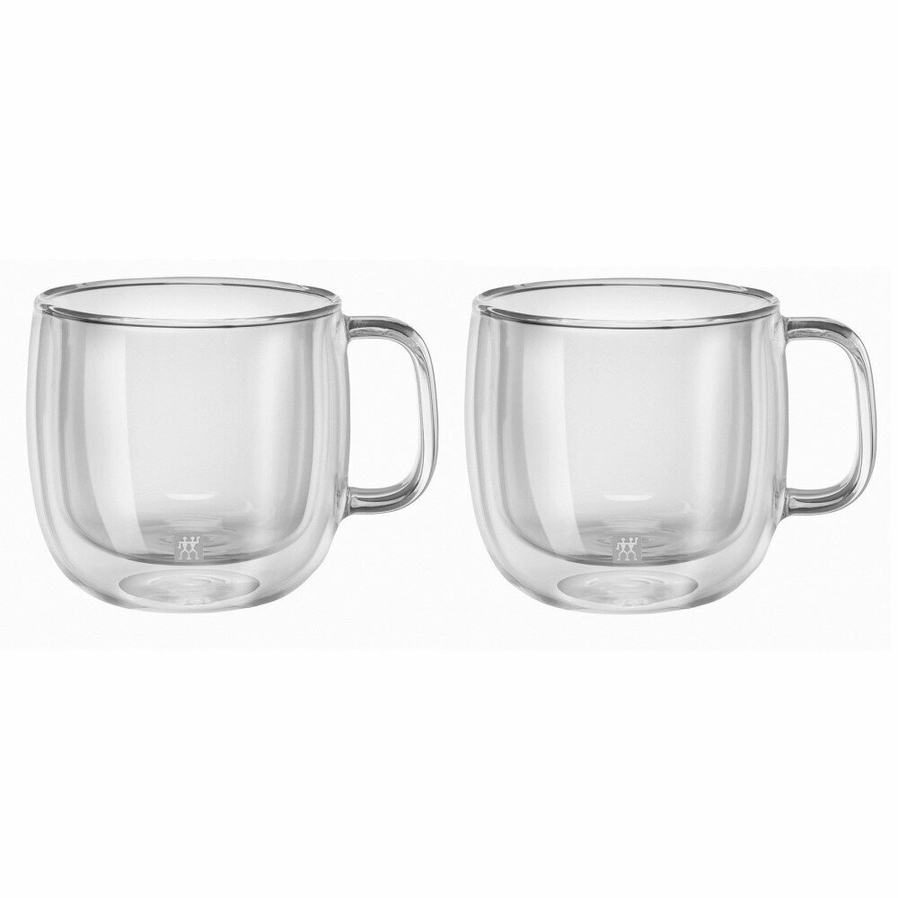 фото Набор из 2-х чашек с двойными стенками для капучино объем 450 мл, материал стекло, Zwilling J.A. Henckels, Германия, 39500-113