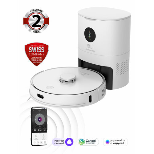 Робот-пылесос с пыленакопителем PVCRDC 0101 WIFI IQ Home Panorama ExtraPOLARIS 4864000₽