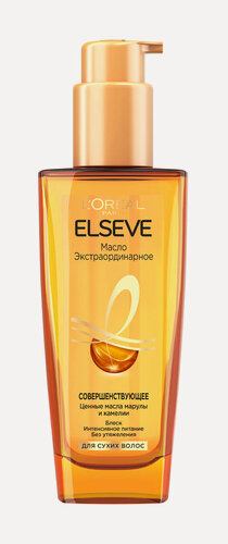 Изображение товара L'OREAL Масло для волос Elseve Экстраординарное 6 масел редких цветов питательное, 100 мл