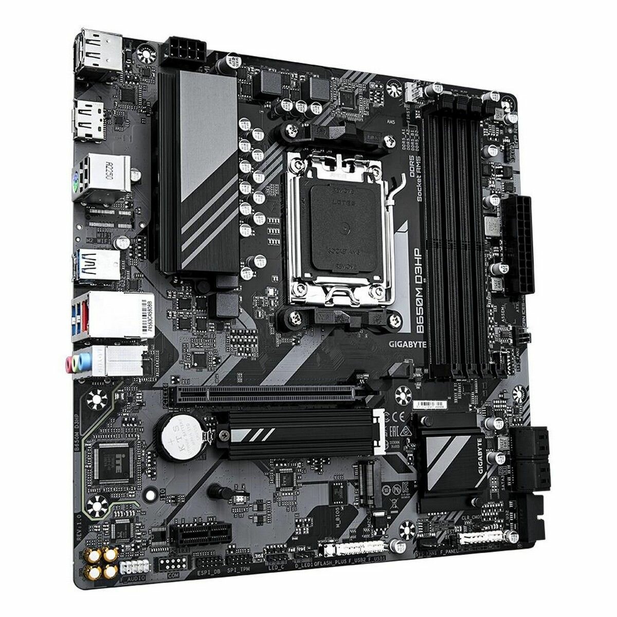 Материнская плата Gigabyte B650M D3HP AX, AM5, AMD B650, Micro ATX — фото 3