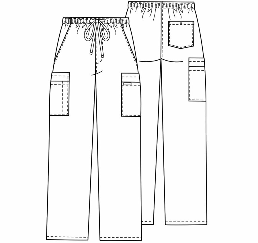Мужские брюки Cherokee, XL (52) белый/Чероки спецодежда