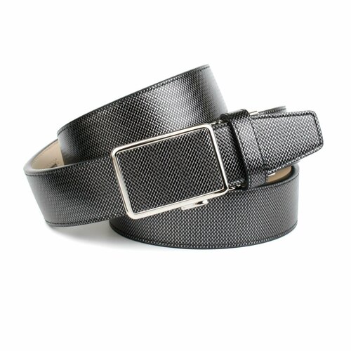 фото Ремень anthoni crown, размер 110, черный