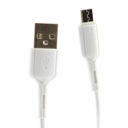 Кабель micro USB Yesido CA42, 2A, Белый, 1 м. yesido yh16