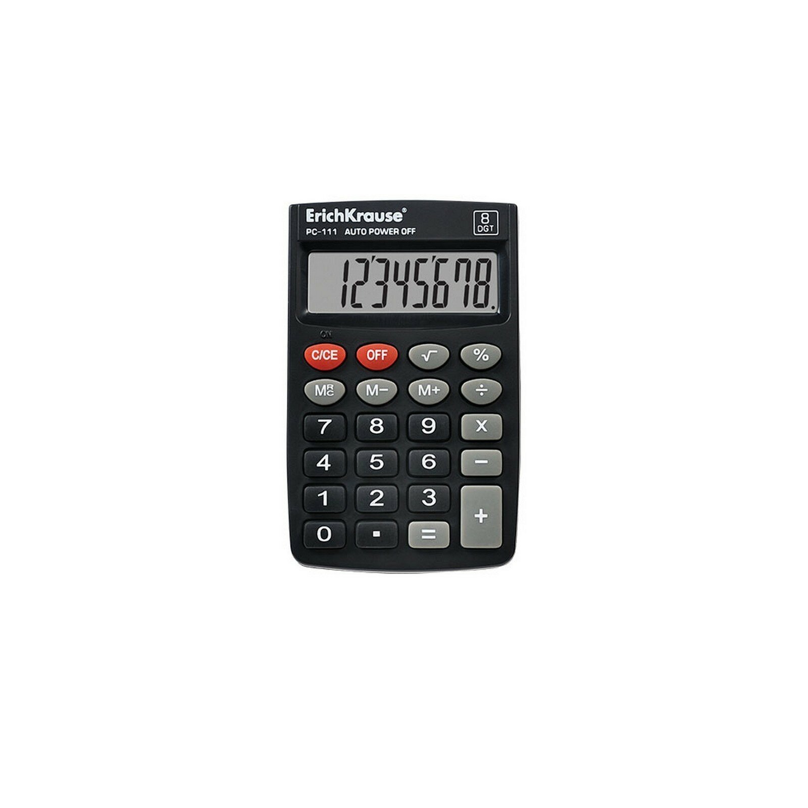 Калькулятор карманный 8-разрядов ErichKrause PC-111 (в коробке по 1 )