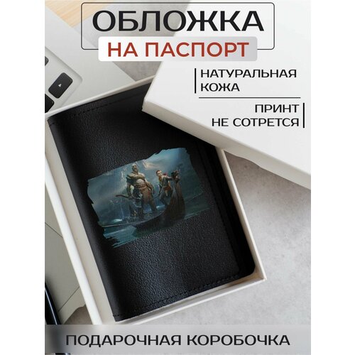 Обложка для паспорта RUSSIAN HandMade Обложка на паспорт God of War: Ragnarok OP02164, черный