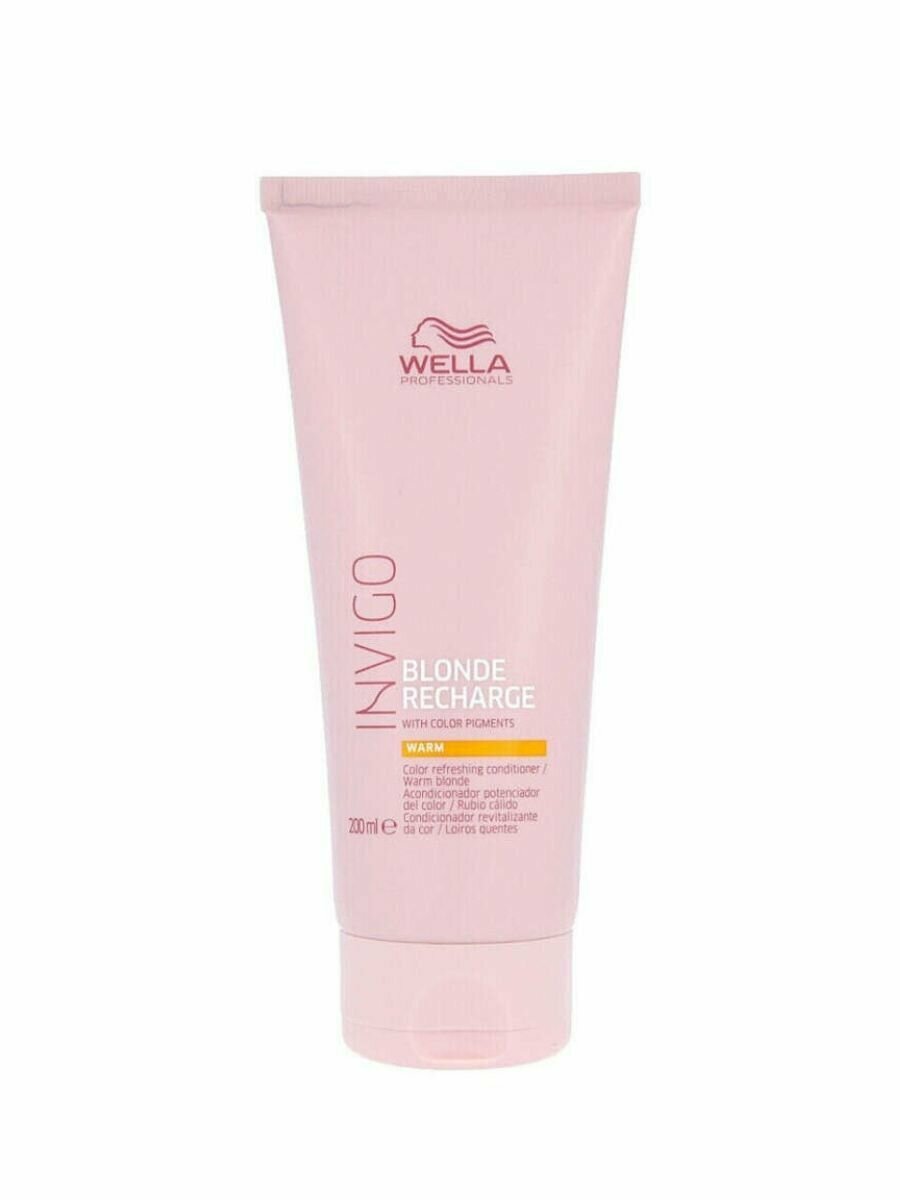 Wella INVIGO Blonde Recharge WARM - Оттеночный бальзам-уход для теплых светлых оттенков 200 мл