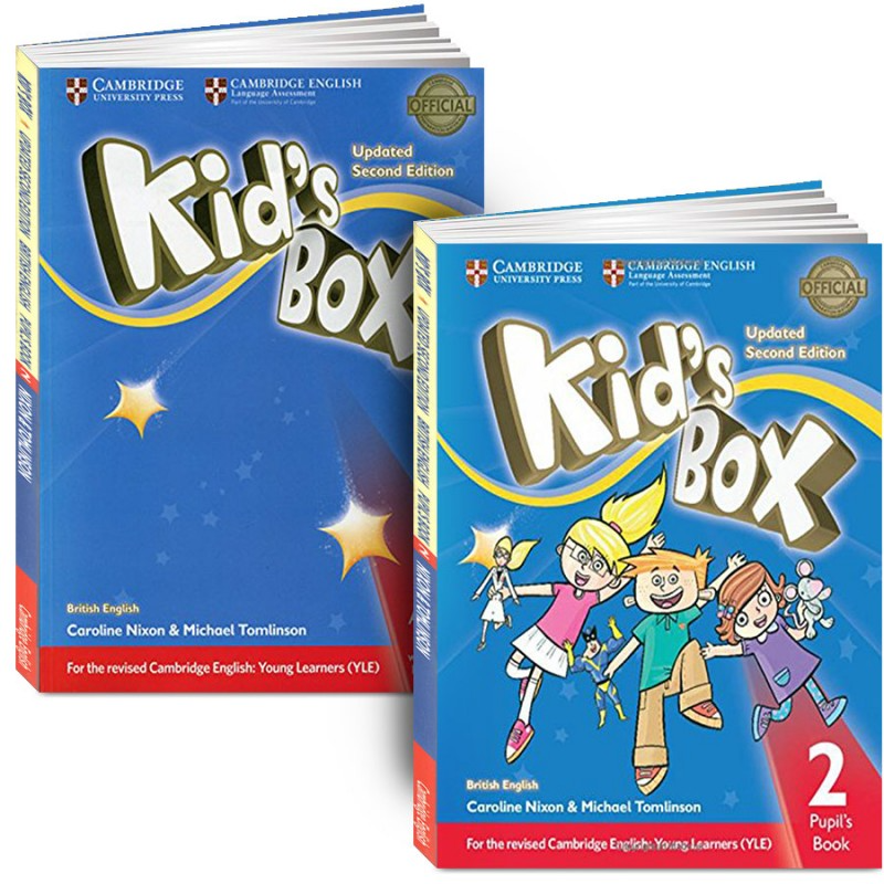 Kid's Box 2. полный комплект: Учебник + Рабочая Тетрадь + CD/DVD (2nd edition) kids box