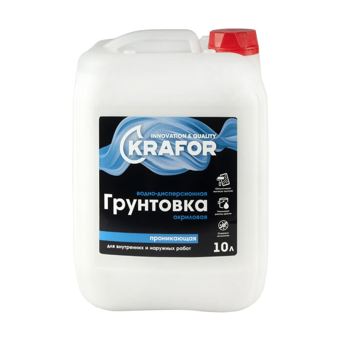 фото Грунтовка универсальная KRAFOR 10 л