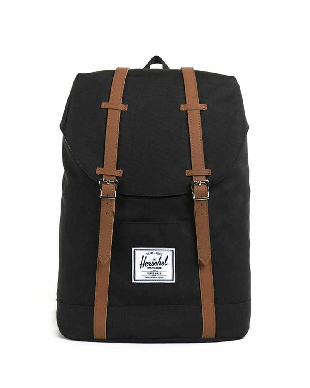 Городской рюкзак Herschel Retreat 19.5, Black/Tan Synthetic Leather