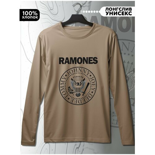 фото Лонгслив hypnotica, размер l, бежевый