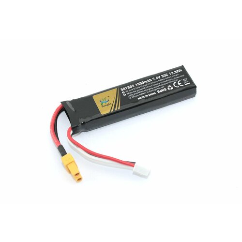 Аккумулятор Li-Pol 7.4v 451865 1800mah XT30-plug аккумулятор li pol 7 4v 501855 1400mah разъем xt30 plug