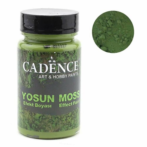 Текстурная краска Cadence Moss Effect Paint. Dark Green