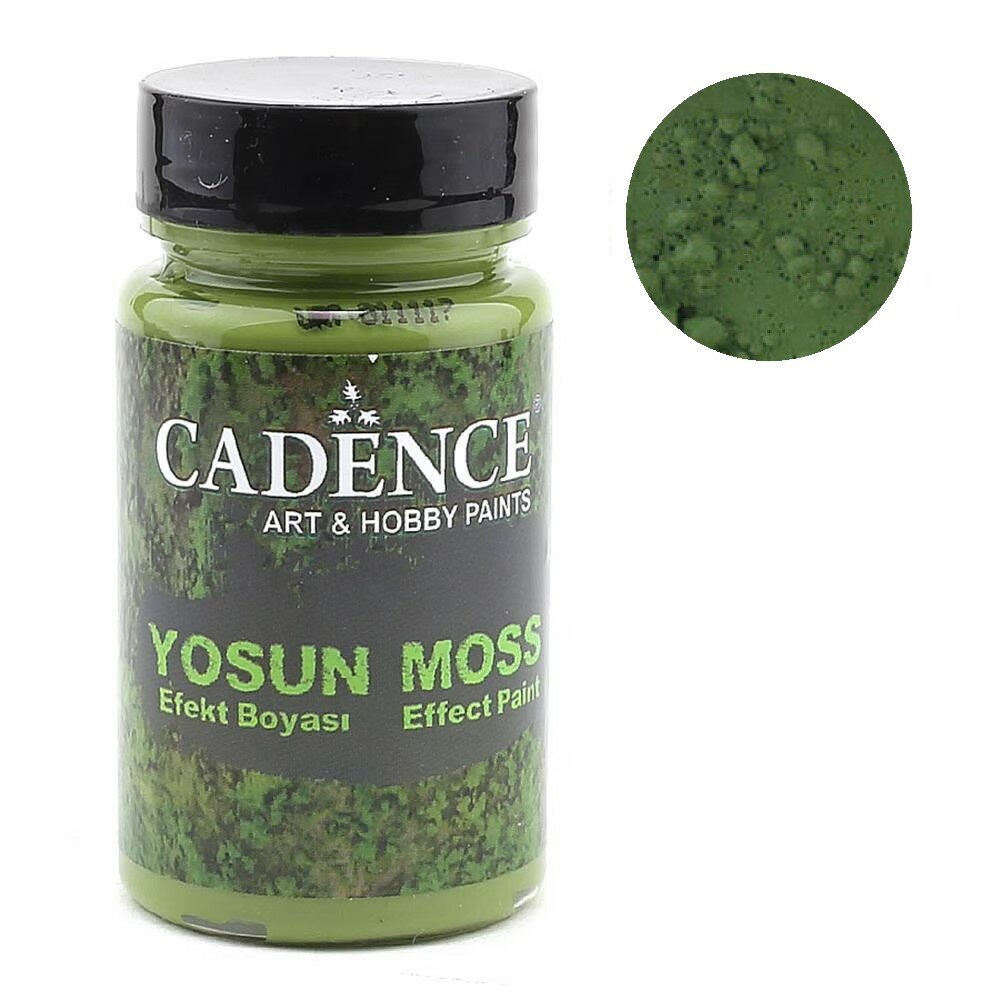 Текстурная краска Cadence Moss Effect Paint. Dark Green