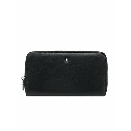 фото Кошелек mario veronni, фактура гладкая, черный
