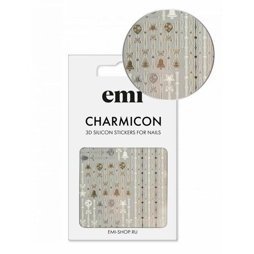 Charmicon 3D Silicone Stickers №226 Новогодний декор сказки в новогоднюю ночь