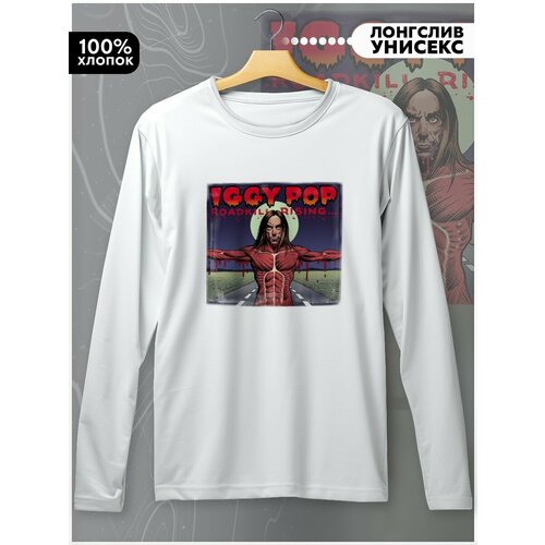 фото Лонгслив бруталити, размер l, белый