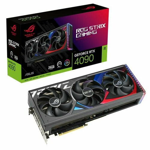 Видеокарта ASUS GeForce RTX4090 GDDR6X 24GB 384-bit 2xHDMI 3xDP ROG-STRIX-RTX4090-24G-GAMING