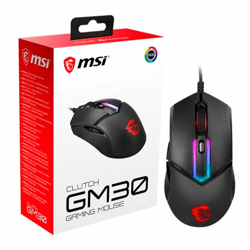 Мышь MSI Clutch GM30 RGB black 472000₽