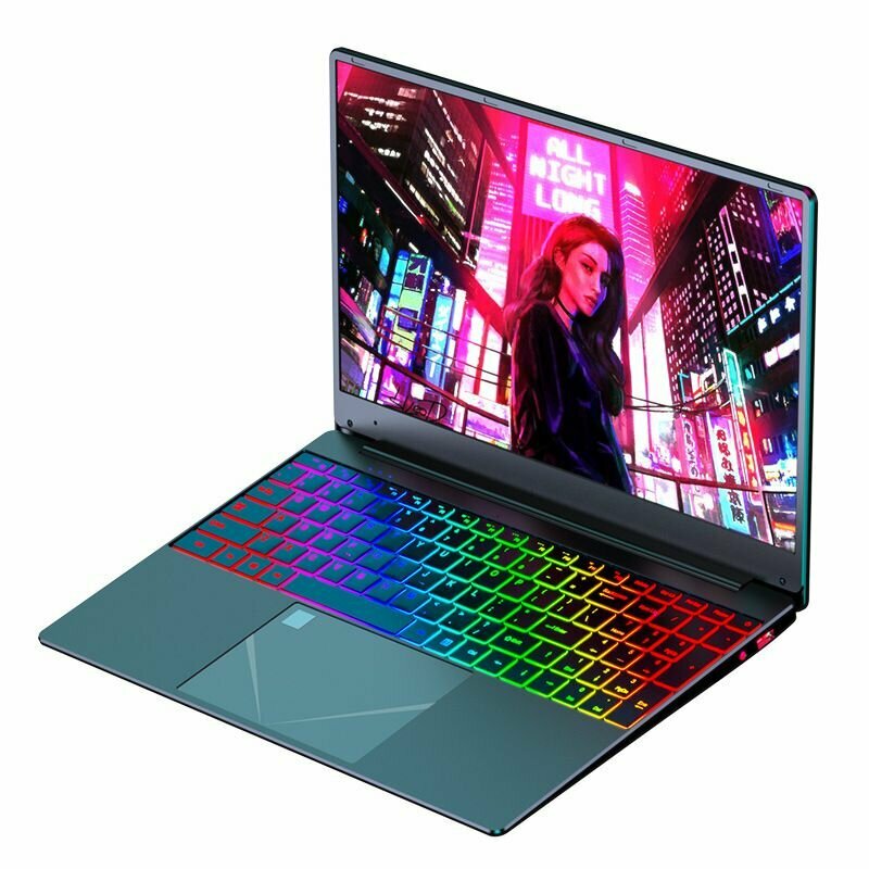 15,6 ноутбук RGB Intel Celeron N95 (3.4 GHz, 4 ядра), RAM 32 GB, SSD 512 GB, Intel UHD Graphics, Windows 10 Pro