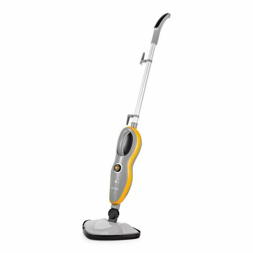 Паровая швабра Kitfort КТ-1047 1500 Вт 370 мл шнур 8 м серо-оранжевая цвет серый 1077400₽