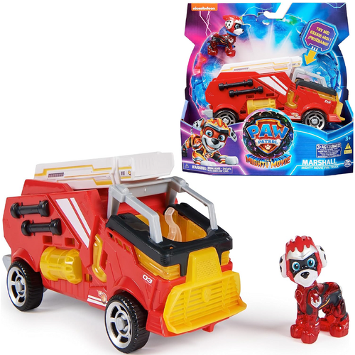 Щенячий патруль пожарная машина Маршалла 17 см Paw Patrol Mighty Movie Marshall 6067509 фигурка spin master щенячий патруль кино маршалл 6060757 2 3 см