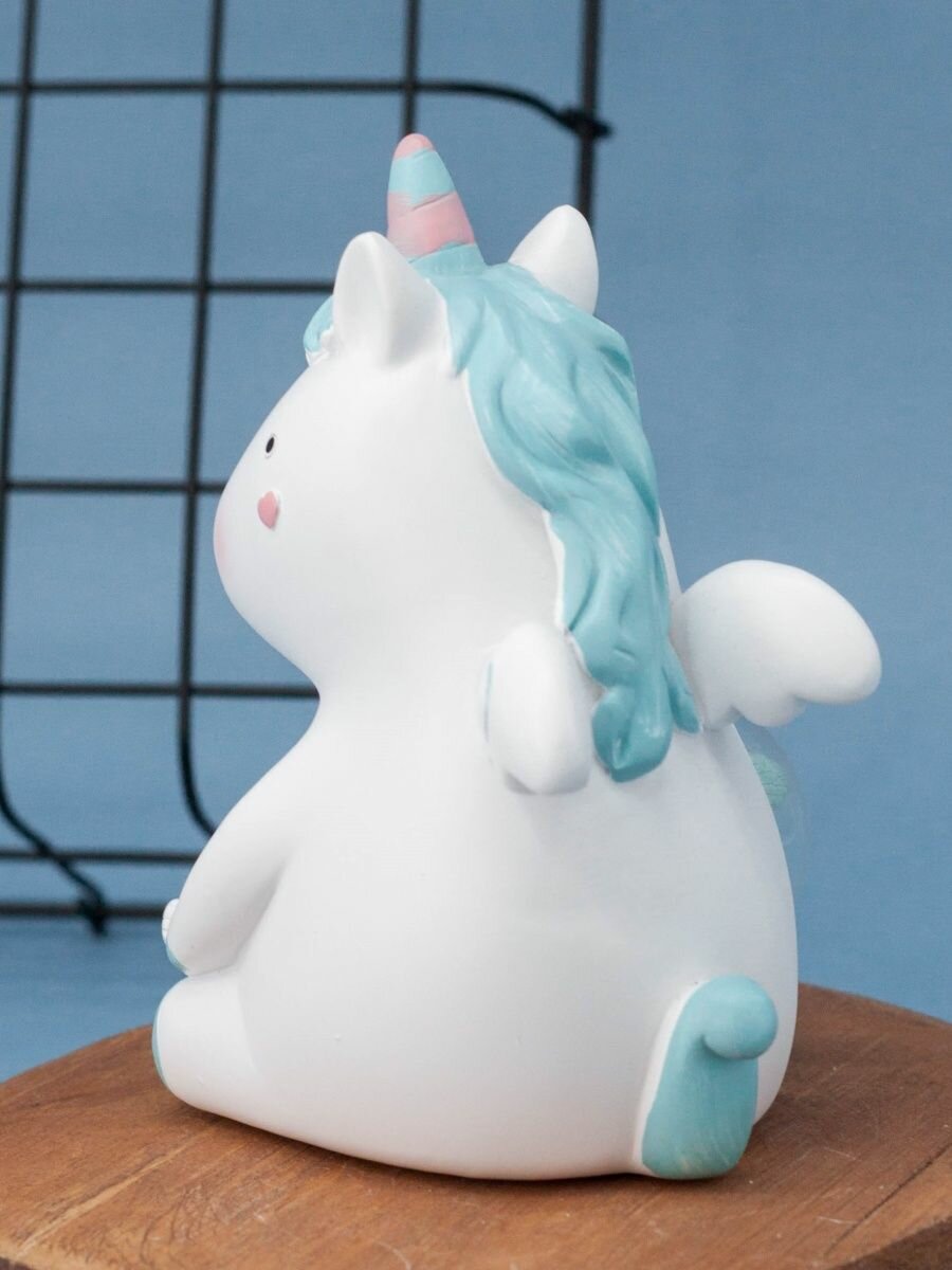 Ночник, светильник детский Gentle unicorn blue - фотография № 5