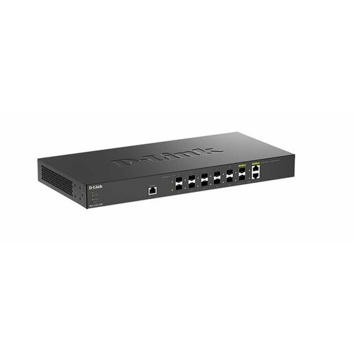 Коммутатор D-Link PROJ Smart L2 Switch 10x10GBase-X SFP 2xCombo 10GBase-TSFP CLI RJ45 Console 9216100₽