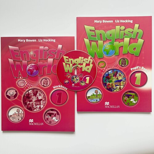 Изображение товара Комплект English World 1. Полный комплект: Pupil's Book(учебник), Workbook (рабочая тетрадь) + CD диск