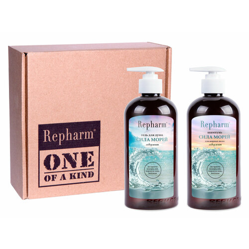 Шампунь Repharm в наборе Beauty Box Сила морей для жирных волос шампунь repharm сила морей с дозатором для нормальных и сухих волос 500 мл