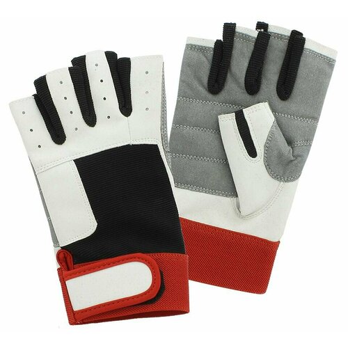 фото Перчатки мореман, размер m, белый, красный