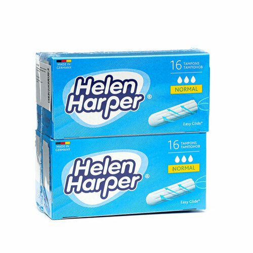 Тампоны безаппликаторные Helen Harper, Normal, 16 шт (4 упаковки) helen harper helen harper тампоны безаппликаторные normal