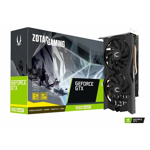 Видеокарта ZOTAC GeForce GTX 1660 SUPER 6GB (ZT-T16620J-10M), Retail