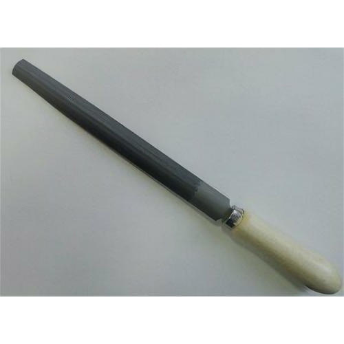 напильник 2 плоский 150 мм с деревянной ручкой 3-ON Напильник с деревянной ручкой №2, п/круглый, 150 мм, 04-06-150