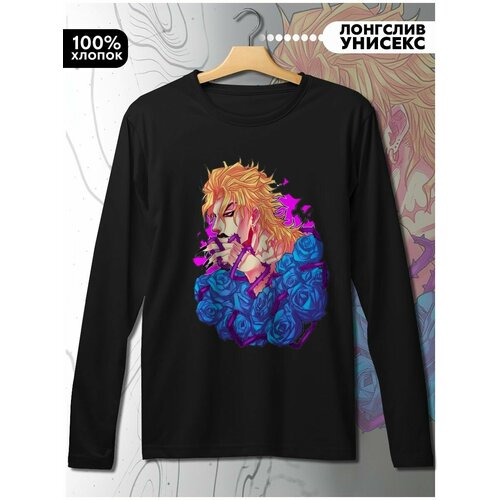 фото Лонгслив hypnotica, размер l, черный