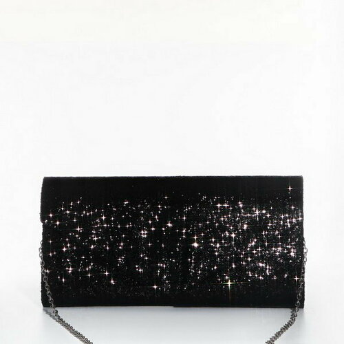 фото Сумка клатч сима-ленд, черный сима-лэнд