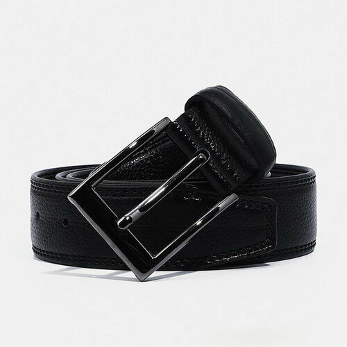 фото Ремень сима-ленд, размер 125, черный сима-лэнд