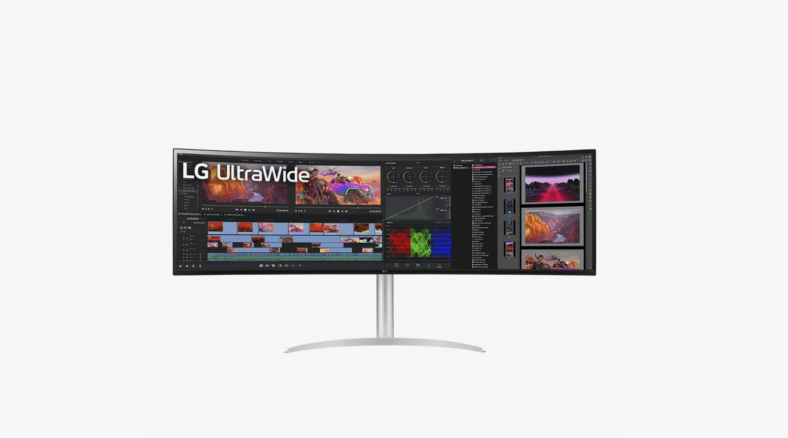 Монитор LG 49WQ95C, 49", 5К, Nano IPS, 144 Гц, белый