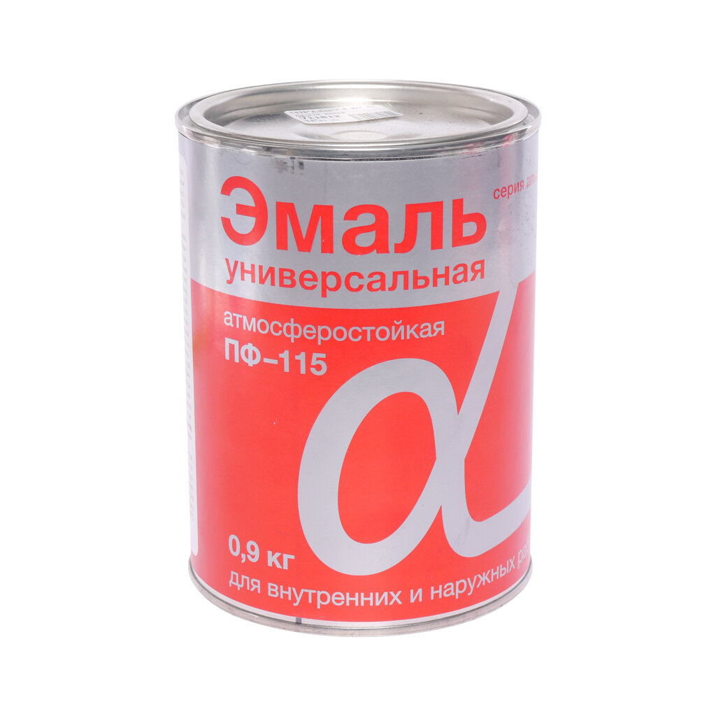 фото Краска белая 900г ПФ-115 оптимум текс