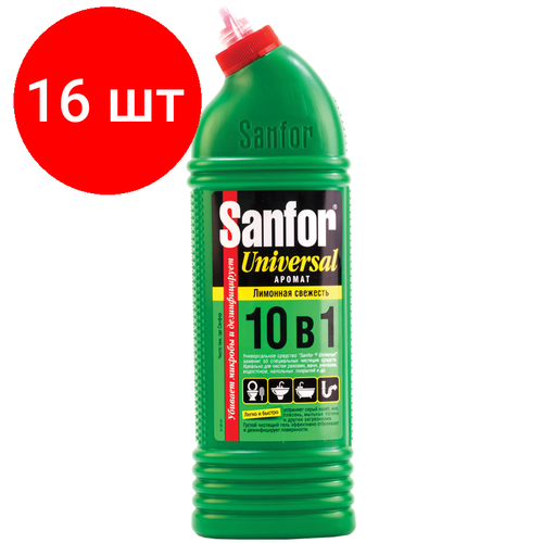 Комплект 16 шт, Чистящее средство для сантехники Sanfor 