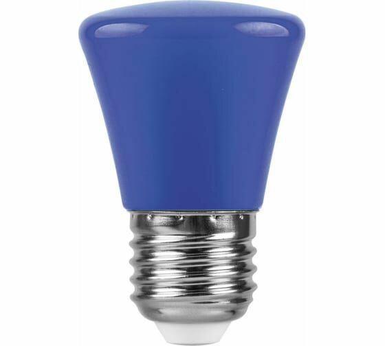 Светодиодная лампа FERON 1W 230V E27 синий, LB-372 25913