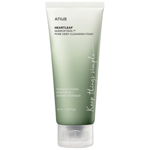 Пенка-скраб с кверцетинолом для очищения пор Anua Heartleaf Quercetinol Pore Deep Cleansing Foam 150 мл