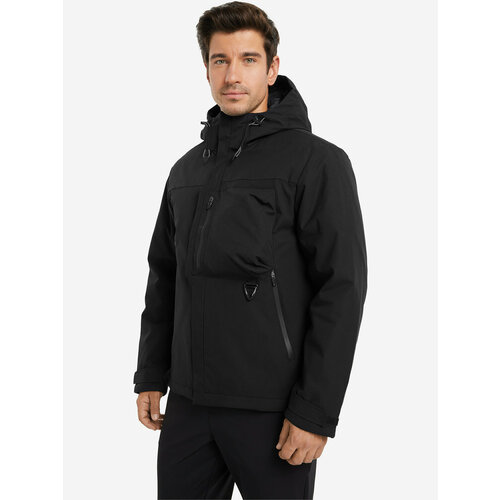 Куртка TOREAD Men's cotton-padded jacket, размер 48, черный куртка toread размер 48 оранжевый