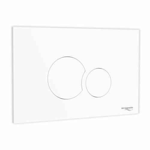 Кнопка смыва IDROSPANIA BELEN 24.6хх15.8 для инсталляции, пластик, цвет Белый матовый (30366)